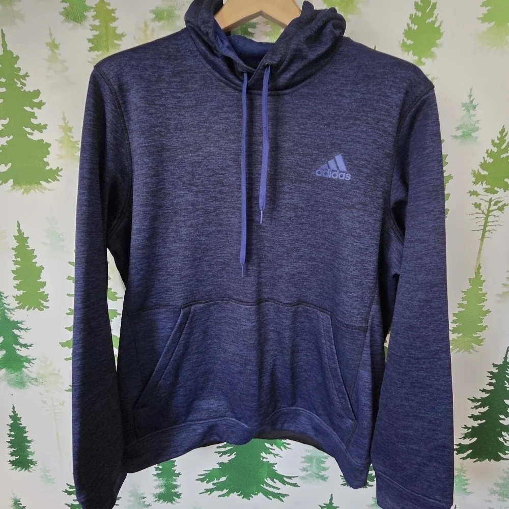 Adidas Men's Blue Hoodie